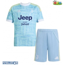 Juventus Dusan Vlahovic #9 Bortedraktsett Barn 2025-26 Kortermet (+ Korte bukser)